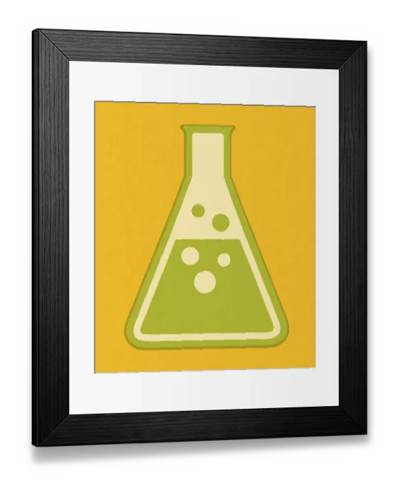 Framed Print : Beaker of Green Liquid Framed Print : Beaker of Green Liquid