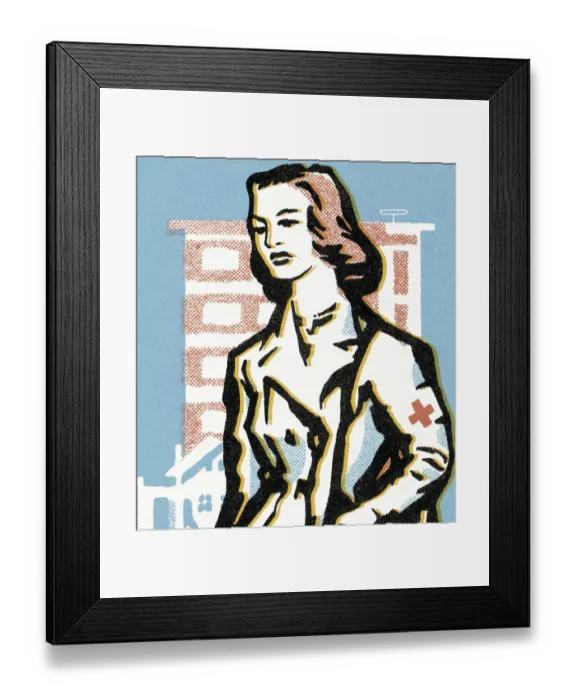 Framed Print : Healthcare Professional Framed Print : Healthcare Professional