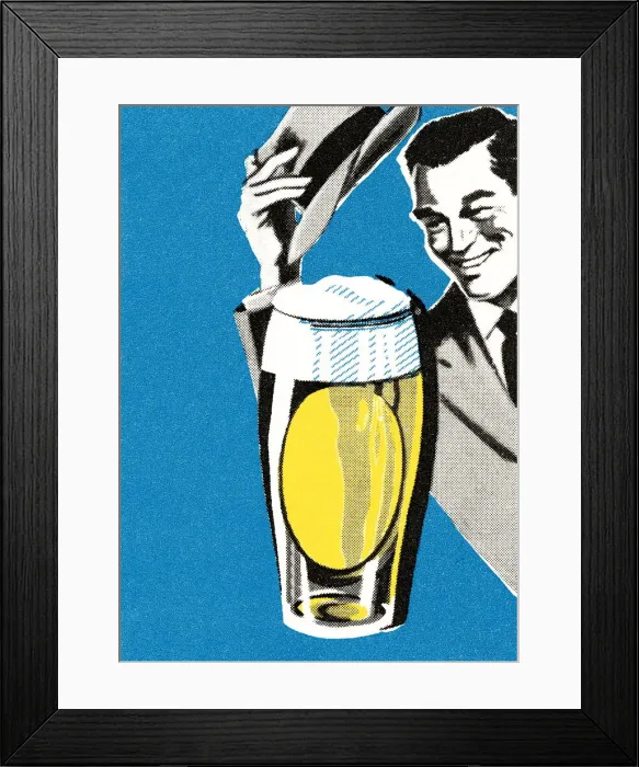 Framed Print : Beer. I salute you Framed Print : Beer. I salute you