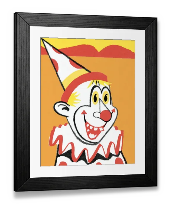 Framed Print : Clown. http: / / csaimages.com / images / istockprofile / csa_vector_dsp.jpg Framed Print : Clown. http: / / csaimages.com / images / istockprofile / csa_vector_dsp.jpg