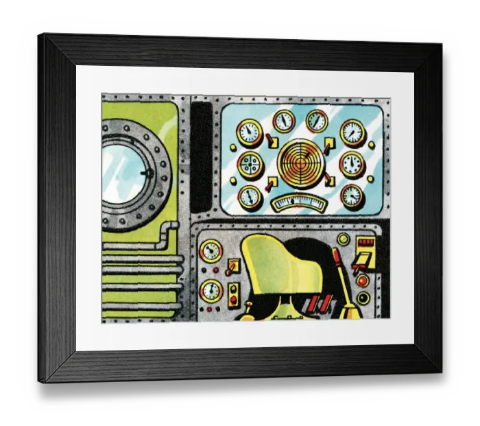 Framed Print : Control Room Framed Print : Control Room