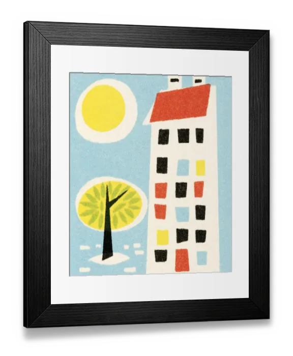 Framed Print : Apartment building Framed Print : Apartment building