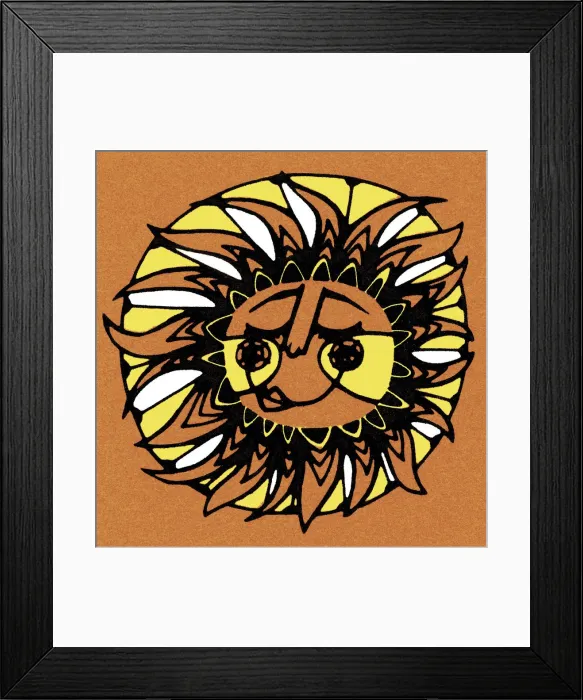 Framed Print : Smiling Face in Sun Framed Print : Smiling Face in Sun