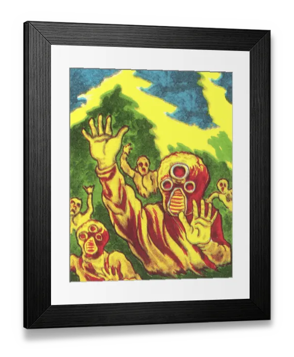 Framed Print : Alien Monsters Framed Print : Alien Monsters