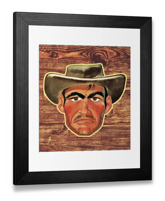 Framed Print : Cowboy. http: / / csaimages.com / images / istockprofile / csa_vector_dsp.jpg Framed Print : Cowboy. http: / / csaimages.com / images / istockprofile / csa_vector_dsp.jpg