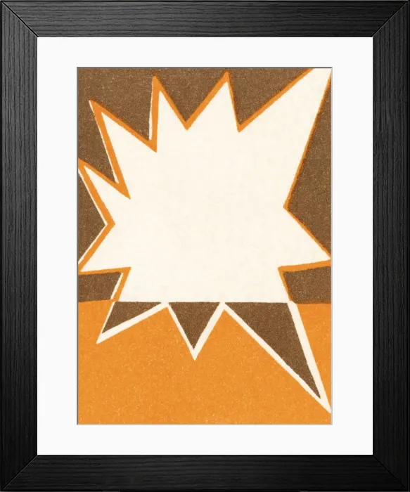 Framed Print : White star Framed Print : White star