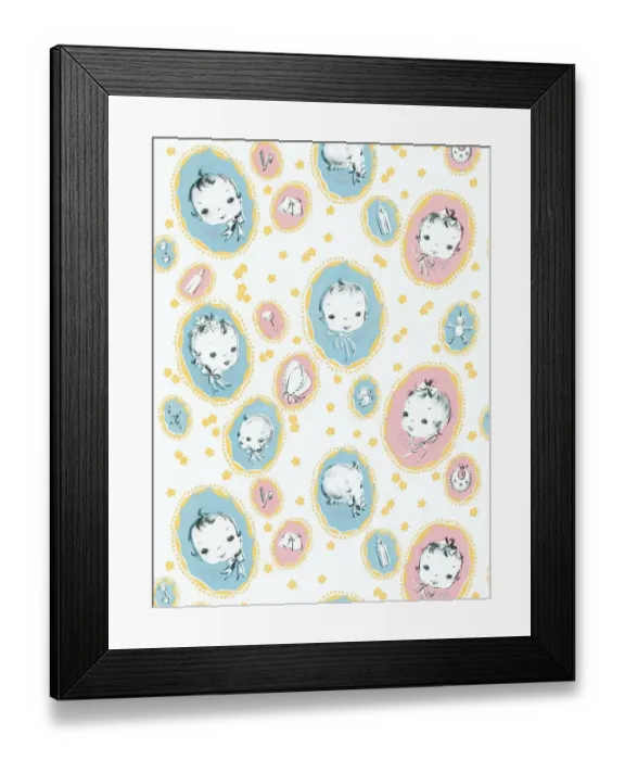 Framed Print : Baby pattern Framed Print : Baby pattern