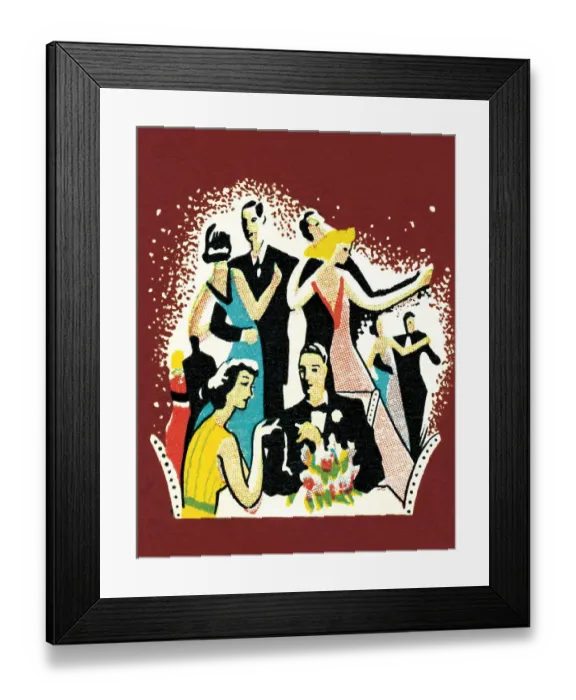 Framed Print : Formal party Framed Print : Formal party