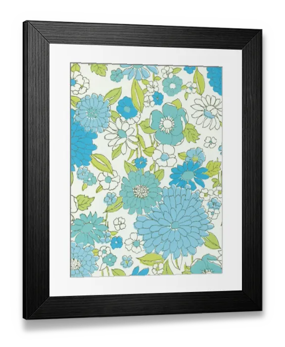 Framed Print : Flower pattern Framed Print : Flower pattern
