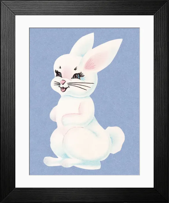 Framed Print : Rabbit. http: /  / csaimages.com / images / istockprofile / csa_vector_dsp.jpg
