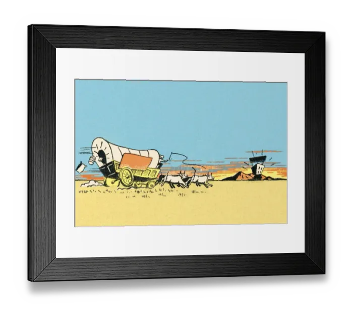 Framed Print : Covered wagon Framed Print : Covered wagon