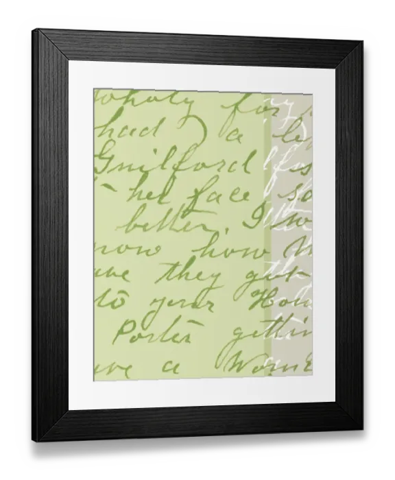 Framed Print : Hand Written Letter Framed Print : Hand Written Letter