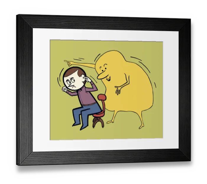 Framed Print : Monster Giving Orders Framed Print : Monster Giving Orders