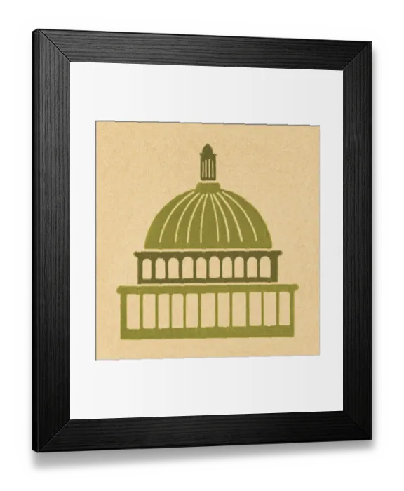 Framed Print : Building Dome Framed Print : Building Dome