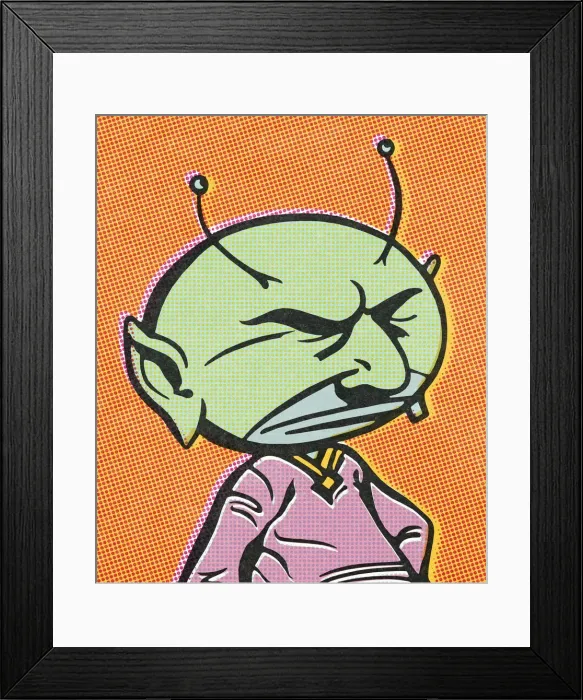 Framed Print : Alien. http: / / csaimages.com / images / istockprofile / csa_vector_dsp.jpg Framed Print : Alien. http: / / csaimages.com / images / istockprofile / csa_vector_dsp.jpg