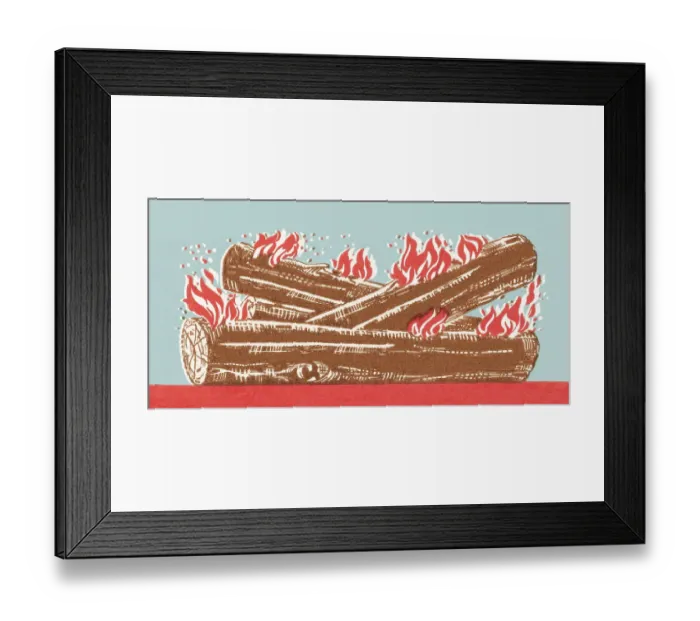 Framed Print : Log fire. http: / / csaimages.com / images / istockprofile / csa_vector_dsp.jpg Framed Print : Log fire. http: / / csaimages.com / images / istockprofile / csa_vector_dsp.jpg
