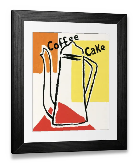 Framed Print : Coffee cake Framed Print : Coffee cake