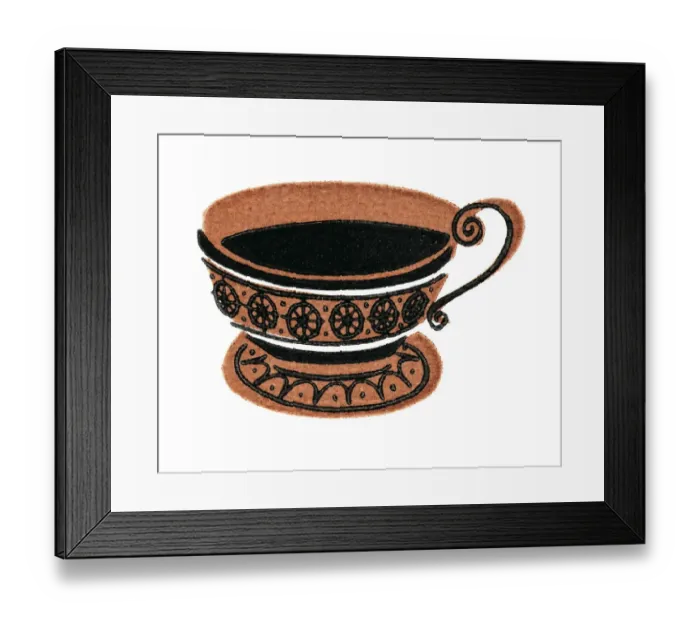 Framed Print : Teacup. http: / / csaimages.com / images / istockprofile / csa_vector_dsp.jpg Framed Print : Teacup. http: / / csaimages.com / images / istockprofile / csa_vector_dsp.jpg