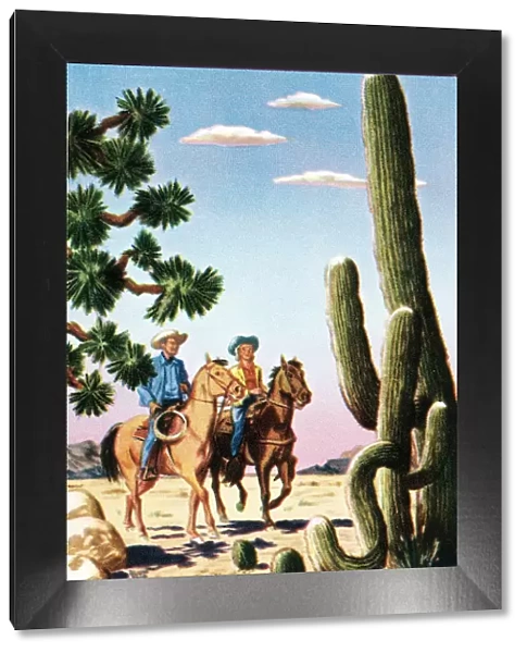 Cowboys in the desert