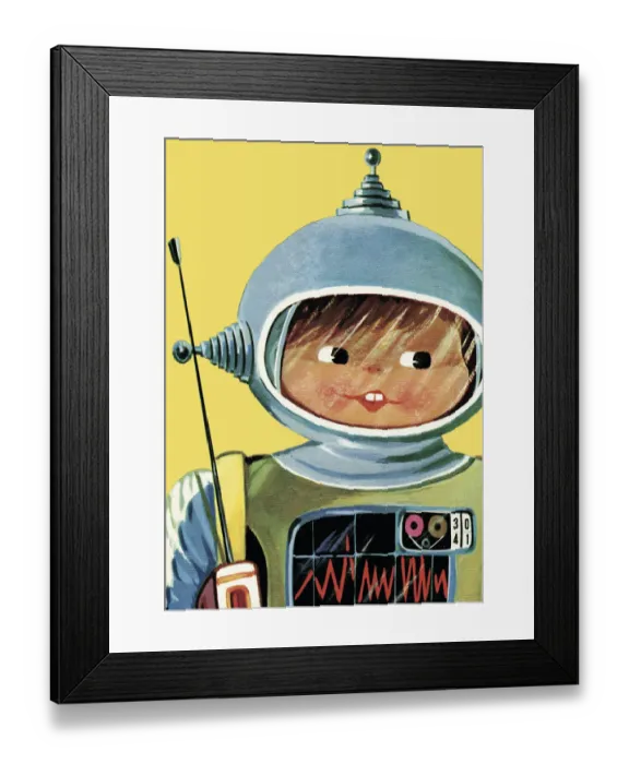 Framed Print : Astronaut Boy