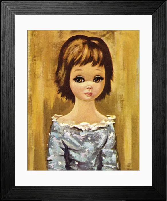 Framed Print : Girl Wearing a Dress Framed Print : Girl Wearing a Dress
