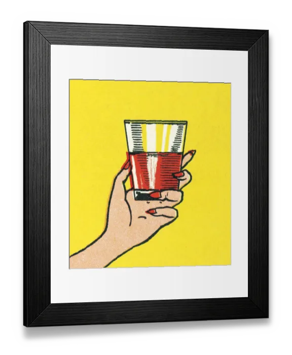 Framed Print : Drink in the hand Framed Print : Drink in the hand
