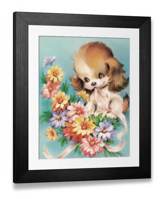 Framed Print : Puppy. http: /  / csaimages.com / images / istockprofile / csa_vector_dsp.jpg
