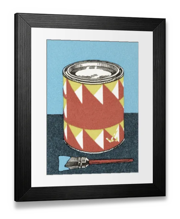 Framed Print : Paint can. http: / / csaimages.com / images / istockprofile / csa_vector_dsp.jpg Framed Print : Paint can. http: / / csaimages.com / images / istockprofile / csa_vector_dsp.jpg