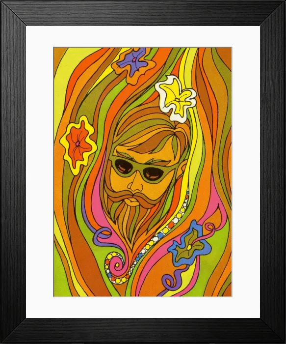 Framed Print : Groovy Guy Framed Print : Groovy Guy