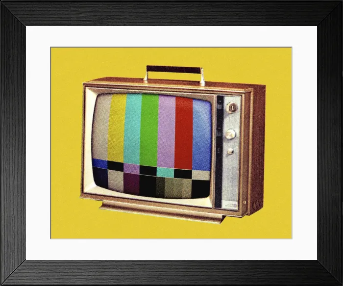 Framed Print : TV Test Pattern Framed Print : TV Test Pattern