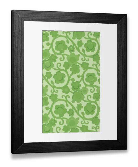 Framed Print : Flower pattern Framed Print : Flower pattern