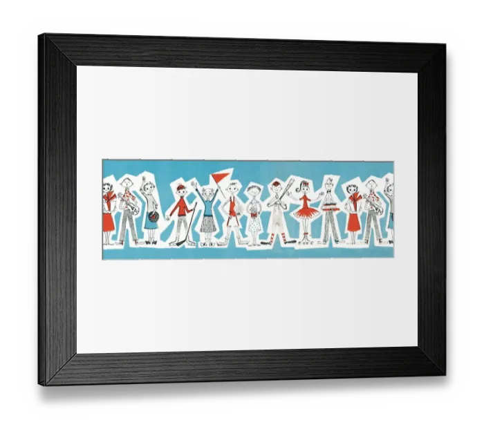 Framed Print : People with hobbies Framed Print : People with hobbies