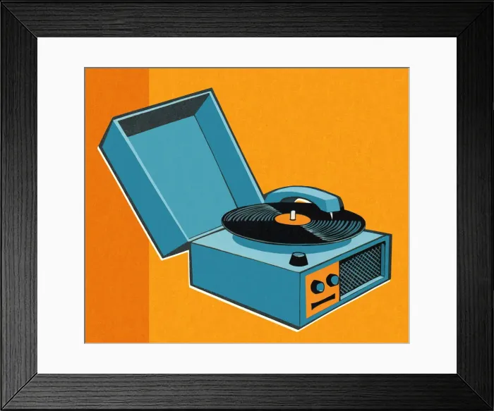 Framed Print : Record Player Framed Print : Record Player