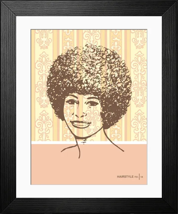 Framed Print : Hair model Framed Print : Hair model