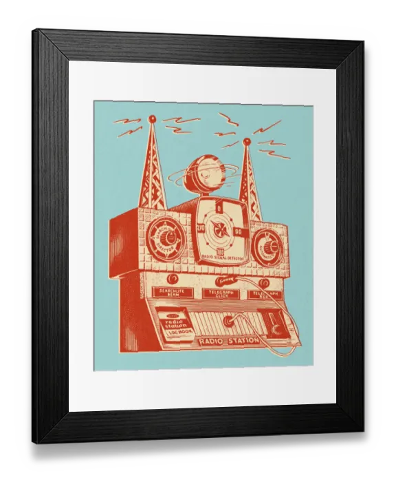Framed Print : Fancy Radio Framed Print : Fancy Radio