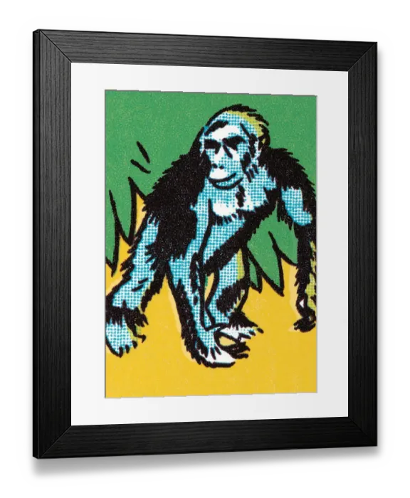 Framed Print : Gorilla. http: /  / csaimages.com / images / istockprofile / csa_vector_dsp.jpg