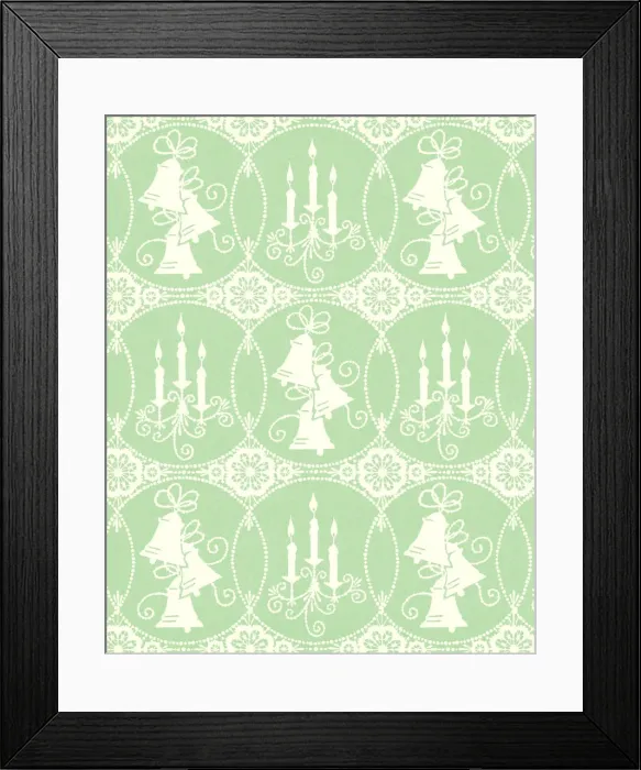 Framed Print : Light Green Pattern Framed Print : Light Green Pattern