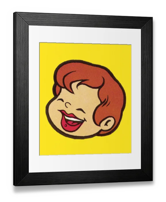 Framed Print : Little Boy Laughing Framed Print : Little Boy Laughing