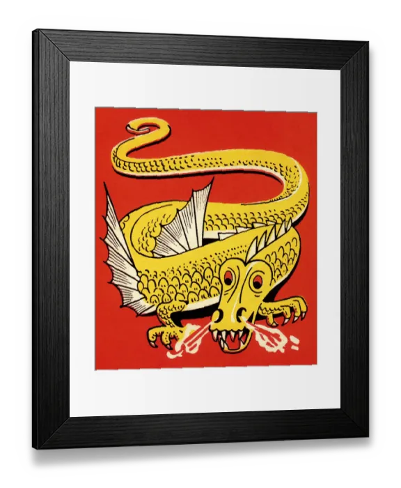 Framed Print : Dragon. http: / / csaimages.com / images / istockprofile / csa_vector_dsp.jpg Framed Print : Dragon. http: / / csaimages.com / images / istockprofile / csa_vector_dsp.jpg