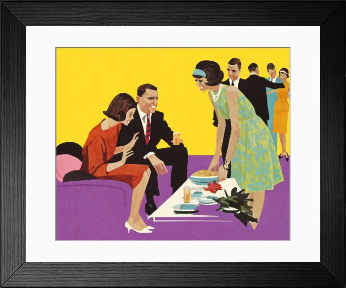 Framed Print : Cocktail Party Framed Print : Cocktail Party
