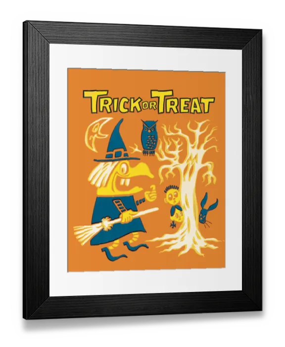 Framed Print : Trick or treat Framed Print : Trick or treat