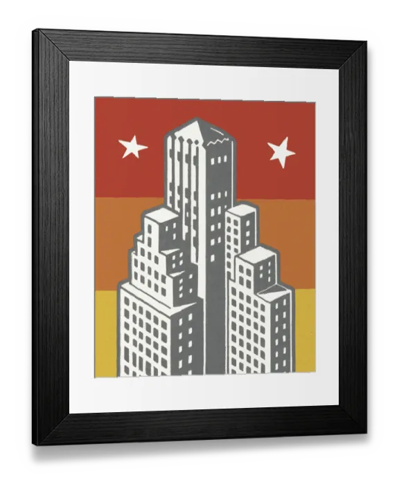 Framed Print : Skyscraper Framed Print : Skyscraper