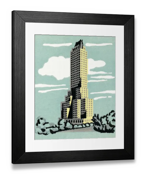 Framed Print : Tall Building Framed Print : Tall Building
