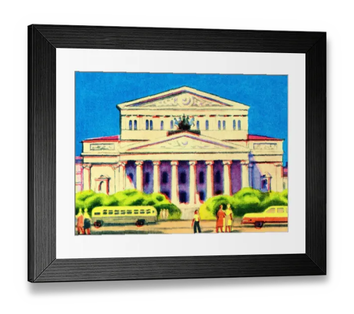 Framed Print : Building with Columns Framed Print : Building with Columns