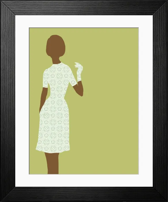 Framed Print : Fashionable woman Framed Print : Fashionable woman