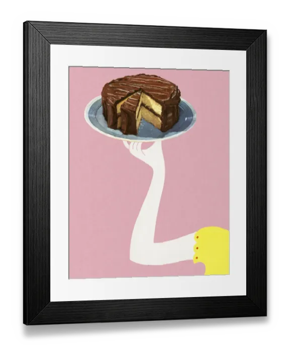 Framed Print : Person Holding Cake Framed Print : Person Holding Cake