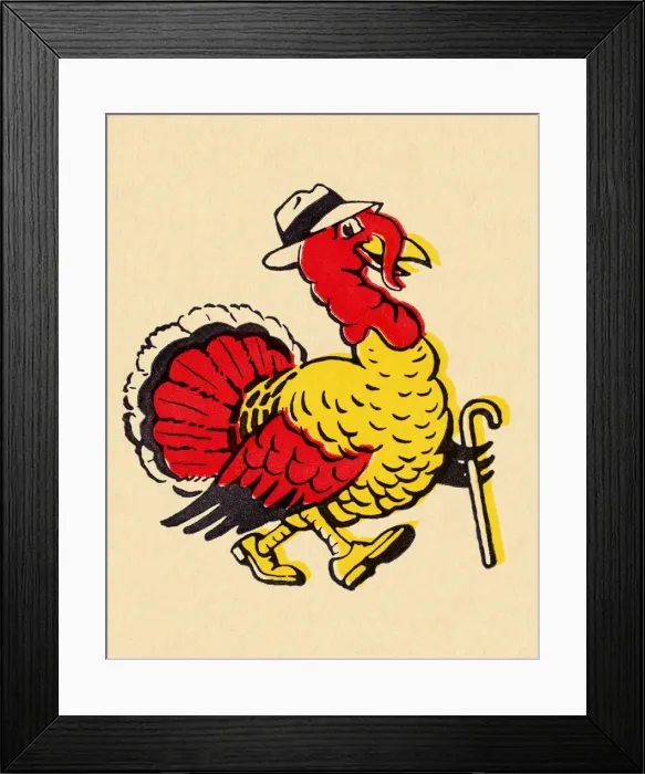 Framed Print : Walking Turkey Framed Print : Walking Turkey