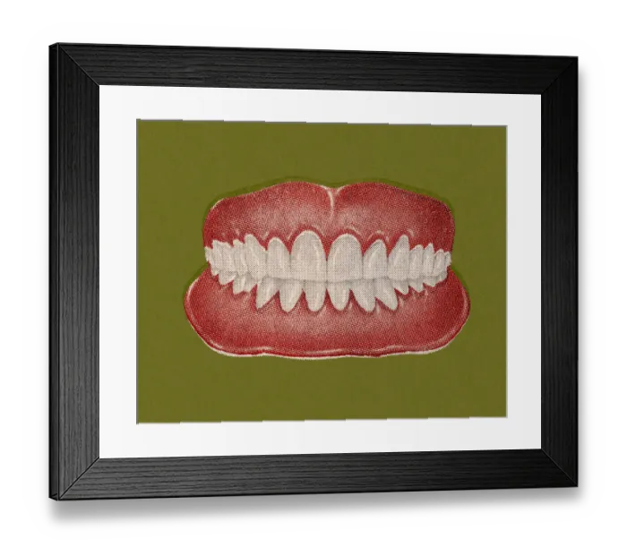 Framed Print : Teeth and Gums Framed Print : Teeth and Gums