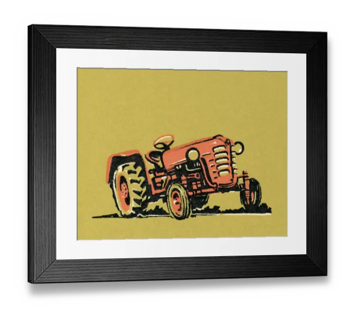 Framed Print : Tractor. http: / / csaimages.com / images / istockprofile / csa_vector_dsp.jpg Framed Print : Tractor. http: / / csaimages.com / images / istockprofile / csa_vector_dsp.jpg