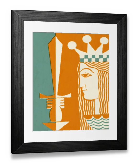 Framed Print : Queen Holding Sword Framed Print : Queen Holding Sword